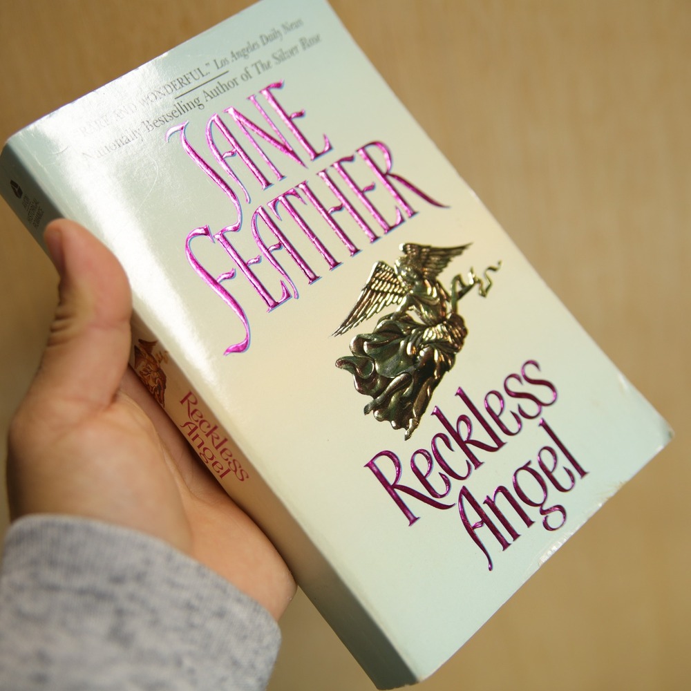 Reckless Angel by Jane Feather Historical Romance Paperback Book 1990s Avon
